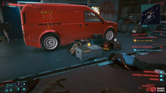 then collect the evidence from the box.