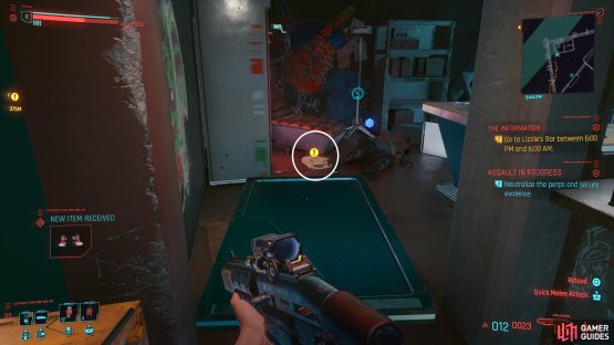 then collect the evidence from the bag in the clinic. 