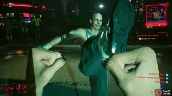 Be ready to parry the twin&rsquo;s kicks 