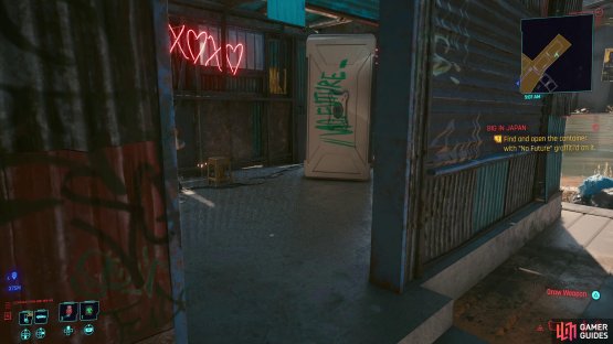 Collect the package from the refrigerator that&rsquo;s in the hut close to the water