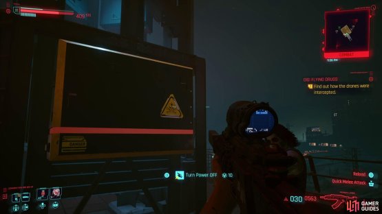 then when you reach the top, destroy or turn off the transmitter. 