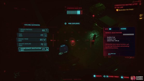 Disarm the mines before approaching Gaston