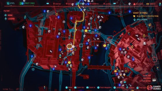 Head to this location on the map to find Wilson&rsquo;s Shooting Range