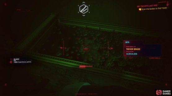 then scan all the bodies in the freezers until you find Trevor. 
