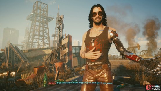 and you&rsquo;ll end up befriending Johnny Silverhand.