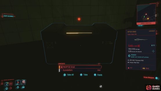 then loot a container for a second potential legendary drop.