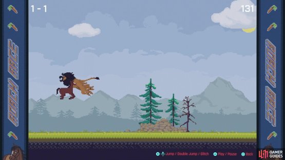Avoid hazards, like griffons, crows, pits and barriers.