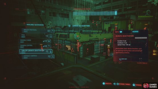 Disable cameras,
