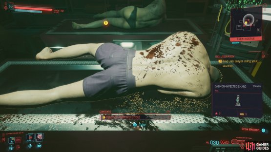 then claim the &ldquo;Daemon-infected Shard&rdquo; from Jim Greyer&rsquo;s corpse.