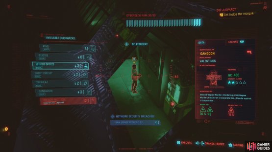or debilitating a guard and dropping in through a skylight.