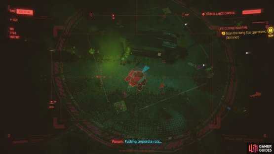 then use a drone of your own to scan the crash site.