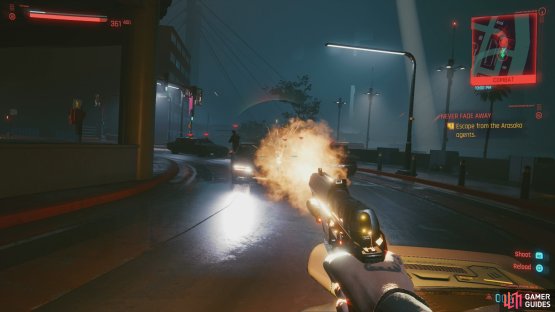 After escaping the club you&rsquo;ll need to play through another canned car chase sequence.