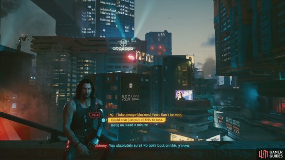 To get the suicide ending, tell Johnny &ldquo;Could also just put this all to rest.&rdquo;,