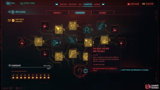 Despite being haphazardly arranged in a perk subtree, perks were not requirements for other perks, but attributes and skill progression were.