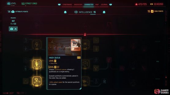To get the most out of quickhacking you&rsquo;ll need to invest in the Intelligence perk tree,