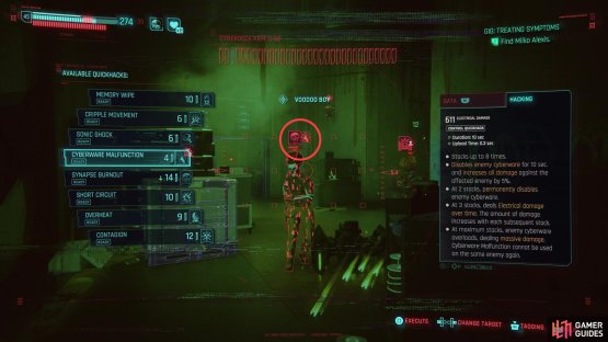where you&rsquo;ll unlock many useful abilities, like queueing up multiple quickhacks at a time and Overclock mode.