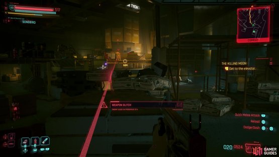 and fight your way back to the construction site, where more varied NUSA troops await, including netrunners.