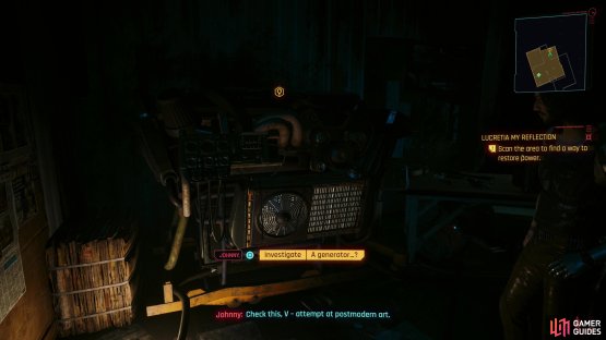 In the apartment you&rsquo;ll find a generator,