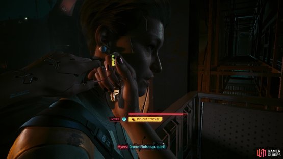 Help Myers remove a tracker - your choices here don&rsquo;t matter -