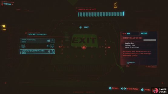 Takemura may be stumped, but a simple quickhack can open a hatch,
