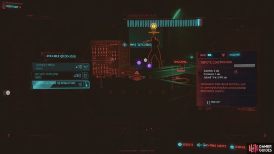 Disarm several mines,