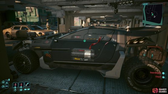 Sometimes the vehicle contract icon will take you to a special scanner vehicle.