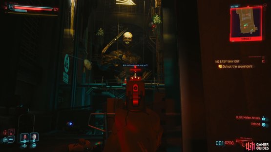 and clear out the enemies inside before visiting the Ripperdoc.