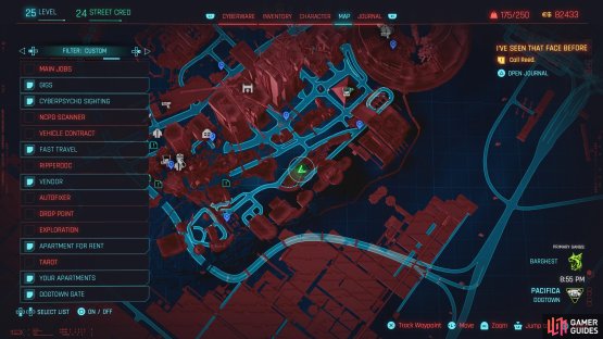 Head to this location on the map