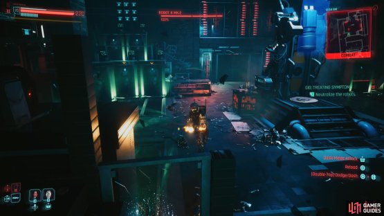 Focus on the Robot in the center of the room