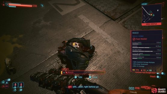 then retrieve the Iconic Revolver from the corpse.