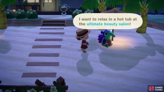 just walk near them to find out their vacation home dreams.