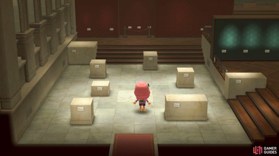 There are lots of pedestals ready for sculptures