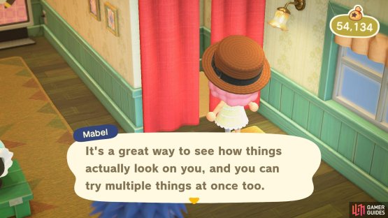 The fitting room lets you try before you buy