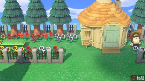 Lots of flowers and fencing increase your island&rsquo;s rating