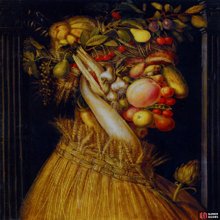 The real Jolly Painting has an artichoke bud on the person&rsquo;s chest