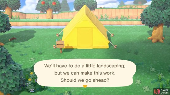 so it will automatically be removed if you confirm this spot.