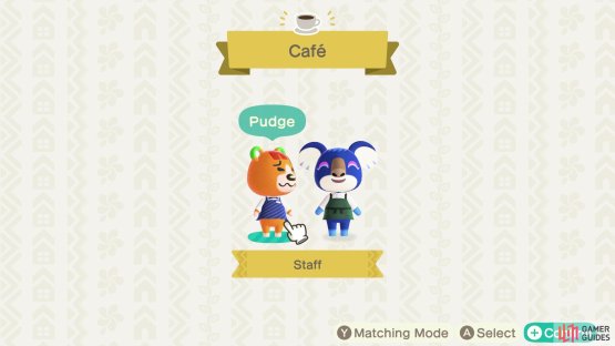 Choose who you&rsquo;d like to work at the Caf&eacute;