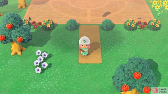 When you first place down a path the edges will be straight