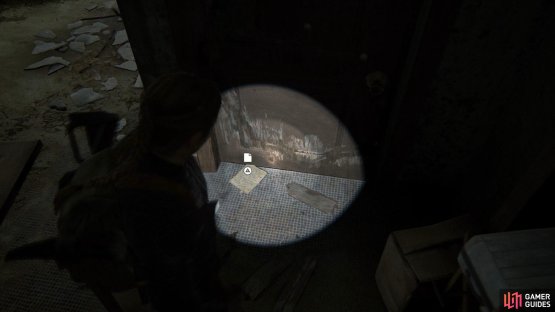 then jump across to the buildings on the right to find an Artefact on the floor. 