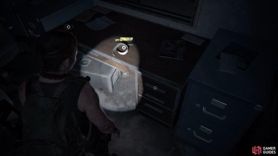 Head into the room on the left to find holster