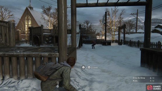 Look around the floor to find Snowballs to pick up