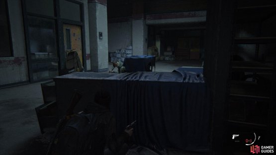 Sneak around to the left of the enemies whilst Dina districts them to get a stealth attack