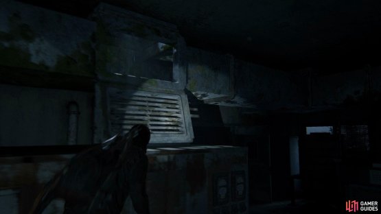 then look for a vent to crawl through. 