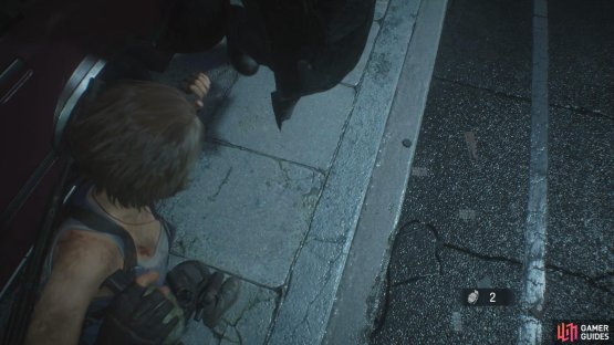 Throw a Grenade at the Nemesis as he approaches you