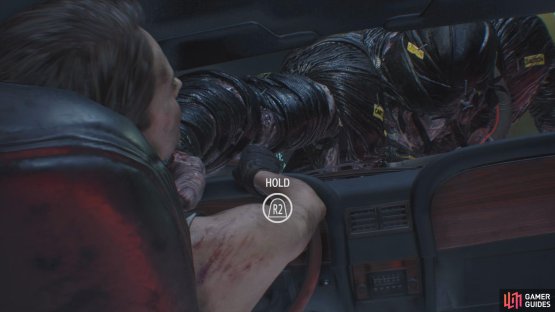 to quickly push the Nemesis off the side of the Parking Garage.