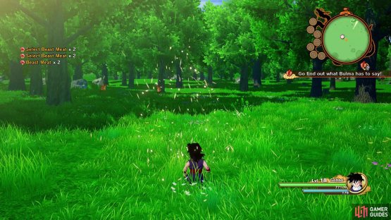 Keep capturing them until you get the regular Beast Meat