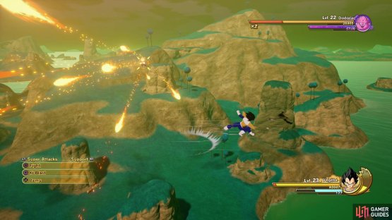 then finish it off with a bunch of small Ki blasts