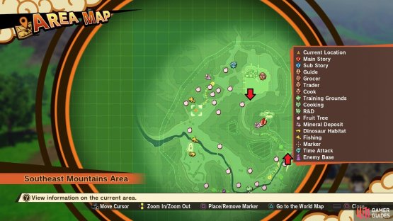 Keilin Village is only accessible by the two marked spots