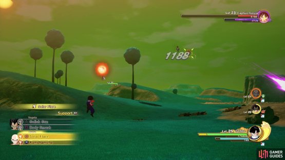 Don&rsquo;t forget to use your support characters during the battle