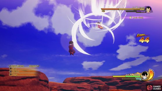 Watch out for Vegeta&rsquo;s melee attacks